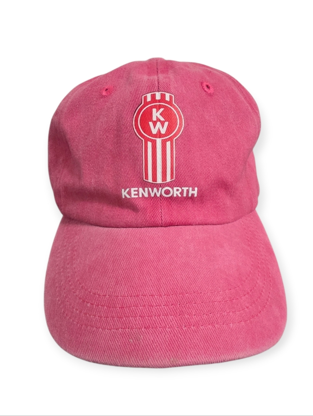 Kenworth Trucks Pink Baseball Cap – Adjustable "Dad Hat" – Pre-owned